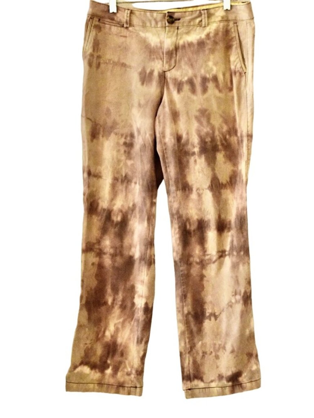 Women's Dockers Custom Bleach Dye Chino Pants Size 12